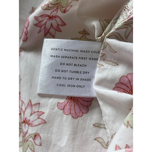 Piyama Nicolette Sleep Set Sz M Lotus Flower Babydoll Cotton Flirty Coquette NWT - Picture 13 of 16